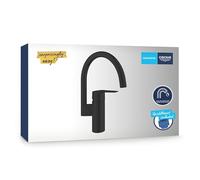 Grohe Start Grifo Monomando de fregadero 1/2", Negro Mate, 304692430