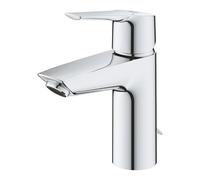 Grohe Start QuickFix- Grifo de lavabo monomando S (cadena deslizante, menor consumor de agua, instalación rápida, altura 165mm), cromo, 32277002