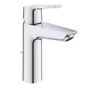 Grohe Start Mezclador monomando de lavabo M-Size, alcance 121mm, con desagüe automático, cromo, 23455002