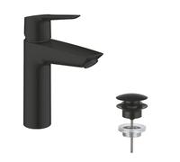 GROHE Start Monomando de lavabo 1/2" Tamaño M QuickFix (Ahorro agua), Negro mate 237462432