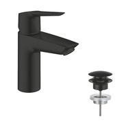 GROHE Start Monomando de lavabo 1/2" Tamaño S QuickFix (Ahorro agua), Negro mate 235502432