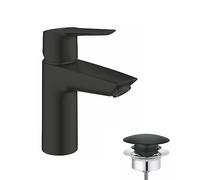 GROHE Start Monomando de lavabo 1/2" Tamaño S QuickFix (Ahorro agua), Negro mate 235502432