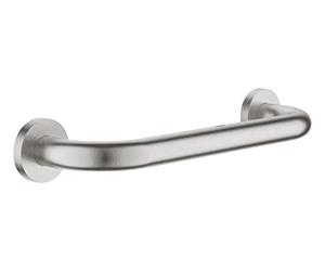 Grohe Start QuickFix - Barra de agarre de 29,5cm, sistema de seguridad para ducha, gris mate, para atornillar, ref. 41189DC0