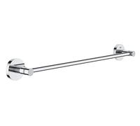 Grohe Start QuickFix - Barra de toallas 45cm, cromo, para pegar (pegamento QuickGlue A2) o atornillar, ref. 41197000