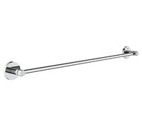 Grohe Start QuickFix - Barra de Toallas 60cm, Cromo, para Pegar (Pegamento QuickGlue A2) o atornillar, Ref. 41178000