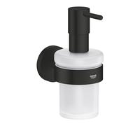 GROHE Start Quickfix- Dispensador de jabón con soporte mural 160ml, Negro Mate 411952430