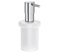 Grohe Start QuickFix - Dispensador de jabón, Cromo, para Pegar (Pegamento QuickGlue A1) o atornillar, Ref. 41188000