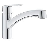 Grohe QuickFix Start - Grifo de fregadero con ducha extraíble, cromo 30531001