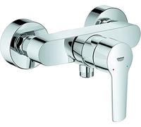GROHE Start QuickFix, Grifo de ducha monomando (montaje en pared y salida inferior, menor consumo de agua, instalación con QuickSpanner incluída), cromo, 24208002