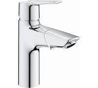 Grohe Start QuickFix- Grifo de lavabo monomando M (caño extraíble, vaciador push-open, menor consumo de agua, instalación rápida, altura 191mm), cromo, 24205003