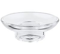 Grohe Start QuickFix - Jabonera de Cristal, Cromo, para Pegar (Pegamento QuickGlue A1) o atornillar, Ref. 41182000