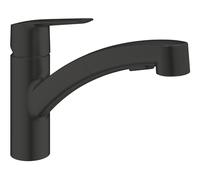 GROHE Start Quickfix, Monomando de fregadero 1/2", Negro Mate 305312431