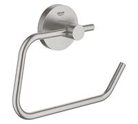 Grohe Start QuickFix - Portarrollos, Cromo, para Pegar (Pegamento QuickGlue A1) o atornillar, Ref. 41200DC0