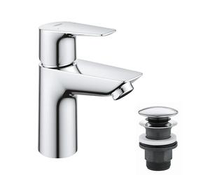 Grohe StartEdge QuickFix - Grifo de baño, tamaño S, cromo, ref 24199001