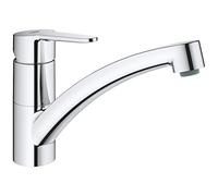 GROHE StartGo , Grifo de cocina (caño bajo, menor consumo de agua, sistema de instalación rápida), cromo, 31685000