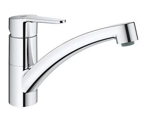 GROHE StartGo , Grifo de cocina (caño bajo, menor consumo de agua, sistema de instalación rápida), cromo, 31685000
