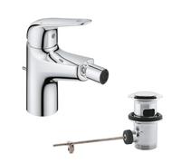 GROHE Swift Quickfix-Grifo de bidé 1/2", Cromo, Menor consumo de agua, 24332001