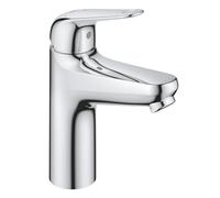 GROHE Swift Quickfix-Grifo de lavabo 1/2" Tamaño M, Cromo, menor consumo de energía/agua 24329001