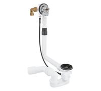 GROHE Talentofill - Sistema de Llenado, Vaciado y Rebosadero para Bañeras Estándar (con Sifón y Codo de Salida a 45°, Sin Set de Acabado Externo), Negro Mate, 289902430