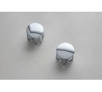 GROHE Tapa de cubierta para manijas Grohtherm 1000, cromo, 2 piezas, 4797400M