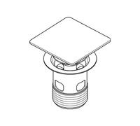 GROHE Tapón 40565 In liz Para Desagüe Estándar Hard Graphite