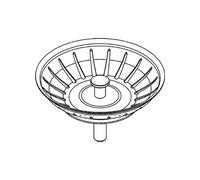GROHE Tapón 42580 Para Fregadero De Acero Inoxidable