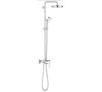 Grohe, Tempesta Cosmopolitan 210, Sistema de ducha con Grifo monomando, Alcachofa de 210 mm y teleducha de 100 mm con dos chorros (Ref26224001), 210 mm