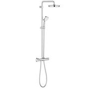 GROHE Conjunto de ducha a pared Tempesta 210 con termostato, alcachofa 210 mm, teleducha 100 mm
