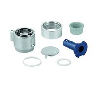Grohe Tirador de grifo cromado de acero inoxidable cepillado, plateado, 1 unidad