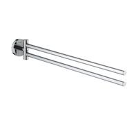 GROHE Toallero Esencial 40371 De 2 Brazos Giratorio Metal 450mm Cromo