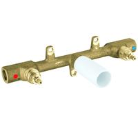 Grohe Universal empotrado de dos agujeros, para mezclador de lavabo de 3 agujeros, 32706000