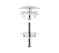 Grohe Válvula de Drenaje 65808 1 1/4" para Lavabo Sin Rebosadero Cromo