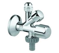 GROHE Válvula de escuadra combinada 22035 Rosetón de pared 1/2x3/8x3/4'' Conexió