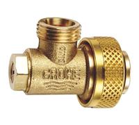 Grohe - Vástago para grifos Ref. 42235000 | Válvula de ángulo para conectar grifos a la tubería de agua, fácil montaje (42235000)