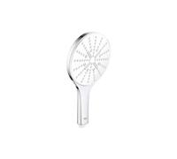 GROHE Vitalio 150 SmartActive - Teleducha 15 cm (3 chorros con pulsador de selección, menor consumo de agua, sistema antical, montaje universal), cromo con placa blanca, 26597000