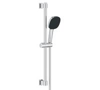 GROHE Vitalio Comfort 110 - Conjunto de barra de ducha (teleducha, barra de ducha 600 mm, flexo 1.750 mm, 2 chorros), redondo, cromo, 26928001
