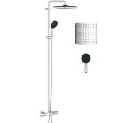 Grohe Vitalio Comfort conjunto bañera/ducha a pared con termostato con rociador con efecto lluvia StarLight Chrome 26984001