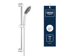 Grohe Vitalio Joy - Conjunto de cabezal de ducha, 3 chorros, barra y manguera, cromo 27333000