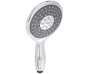Grohe Vitalio Rain 130 - Alcachofa de ducha, Negro, Ref. 26107000