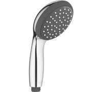 GROHE Vitalio Start 100 - Teleducha 10 cm (2 chorros, limitador caudal 5,7 l/min, sistema antical, montaje universal, presión mín. 1 bar), cromo, 27946000