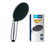 GROHE Vitalio Start 110 Alcachofa de ducha (2 tipos de chorro, fácil ajuste, duradera) redonda cromo 2794610E