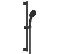 GROHE Vitalio Start 110 Quickfix - juego de barra de ducha (barra de ducha 600 mm, adaptable a taladros, ahorro de agua), negro mate, 279482431