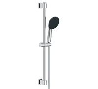 GROHE Juego de barra de ducha Vitalio Start 110 (ahorro de agua, 3 tipos de chorro, duradero, encolar o taladrar), Cromo, 26032001