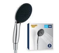 GROHE Vitalio Start 110 Set de teleducha (ahorro de agua, 2 tipos de chorro, manguera de ducha de 1500 mm, sistema antical), redondo, cromo 26972001