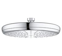 GROHE Vitalio Start 210- Ducha mural redonda 21 cm (1 chorro, limitador caudal 9.5l/min, sistema antical, presión mín. 1 bar), cromo, 26415000