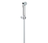 GROHE Vitalio Trigger Spray 30- Set de ducha (teleducha de 36cm con 1 chorro, soportes de pared metal, flexo 1,25 m, menor consumo agua, instalación QuickGlue), cromo, 26175001