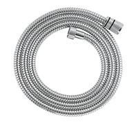 GROHE Vitalioflex Metal - Flexo de ducha (1.75m, resistente al calor, sistema anti-torsión, conexión universal, instalación QuickFix), cromo, 22100000