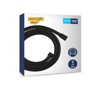 GROHE VitalioFlex Trend Flexo de ducha QuickFix (1.500 mm, resistente al calor hasta 70°C, resistente a la torsión), Negro mate 287412432