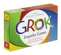 GROK Tarjetas de conversación y juegos de empatía - 20 juegos para enseñar empatía, inteligencia emocional y habilidades SEL para familias, aulas y parejas