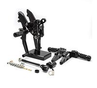 Grom Motos Estriberas CNC Adjustable Rear sets Reposapiés Footpegs clavijas de pie para GROM MSX125 2012-2016